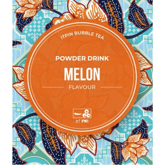 TERLARIS ITPIN MELON POWDER PREMIUM 1KG UNTUK BUBBLE DRINK ATAU BUBBLE TEA ITPIN BUKAN BOBATEE MLP