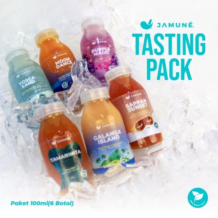 

TERLARIS JAMU TO GO TASTING PACK 100ML MIX VARIAN 3 ATAU 6 BOTOL BY JAMUNE MURAH!!! MURAH