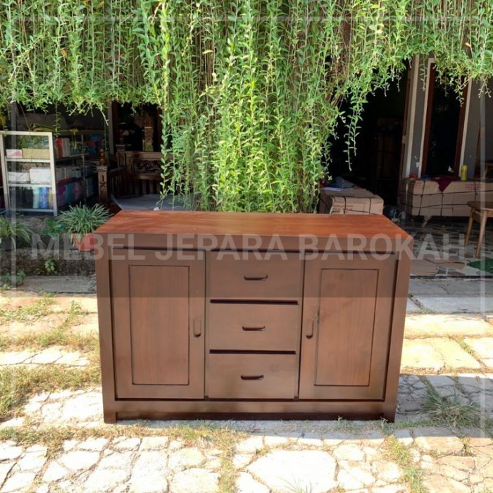Meja Hias Meja Pajangan Kabinet Pajangan Minimalis Kayu Jati