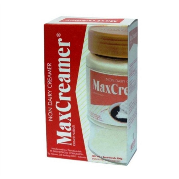 

TERLARIS MAX CREAMER NON DAIRY CREAMER KRIMER NABATI 500GR MURAH!!! MURAH