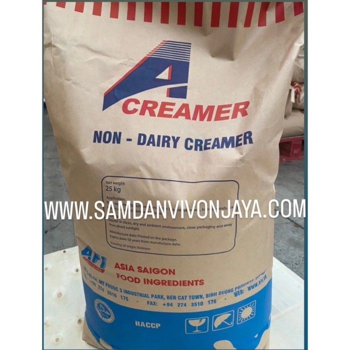 

TERLARIS NON DAIRY CREAMER A CREAMER EX. AFI -VIETNAM (25 KG/1SAK) MURAH!!! MURAH