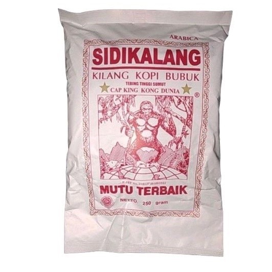 

TERLARIS KOPI MEDAN SIDIKALANG CAP KING KONG DUNIA - KOPI ARABICA BUBUK KEMASAN 250 GRAM MURAH!!!