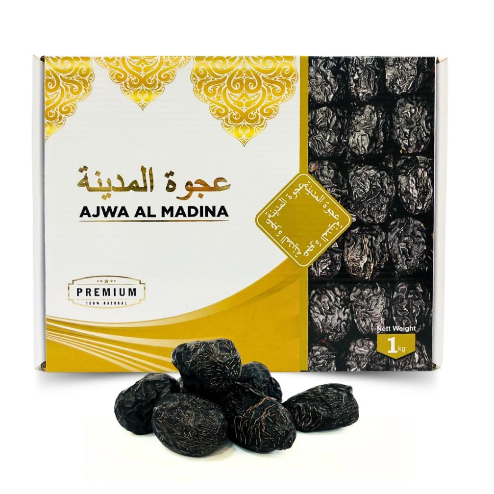 

[ COD ] Kurma Ajwa 1kg Kurma Ajwa Premium / Kurma Nabi Ajwa Asli / Kurma Ajwa Non - Organic Elshanum
