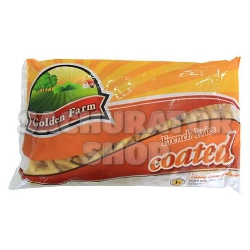 

Kentang Goreng Beku Berbumbu Golden Farm French Fries Coated 1 Kg Original