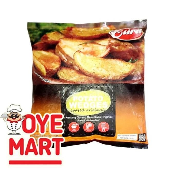 

Etira Potato Wedges Coated Original 750Gr / Kentang Wedges Original