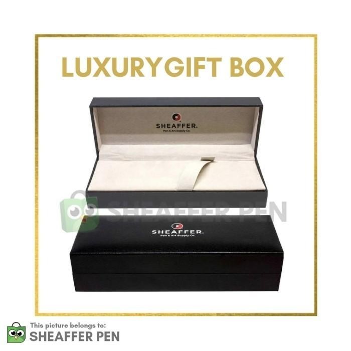 

Sheaffer 100 Satin Blue With PVD Blue Trim Ballpoint Pen Original