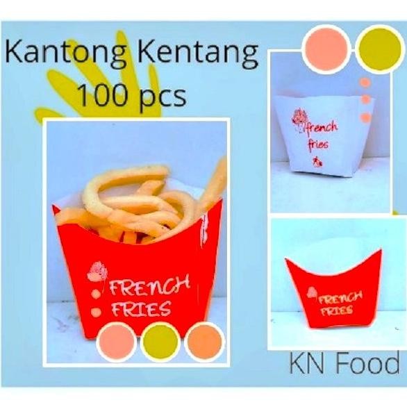 

Box French Fries /Dus French Fries Kecil/ Dus / Kemasan Kentang Goreng Original