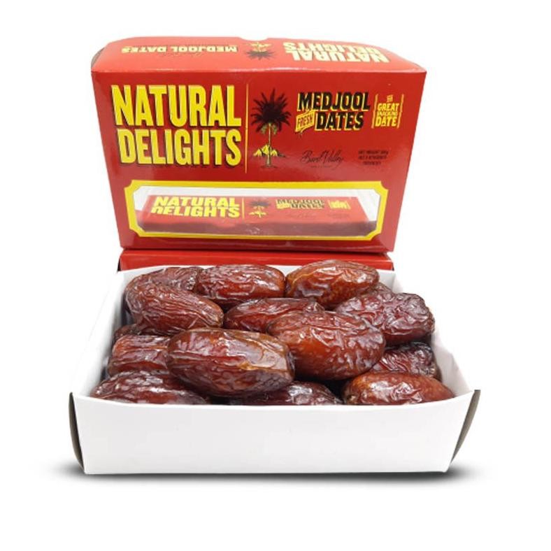 

Original Medjool Natural Delights Jumbo 1kg / Kurma Medjool Natural Delights / Medjool Bard Valley