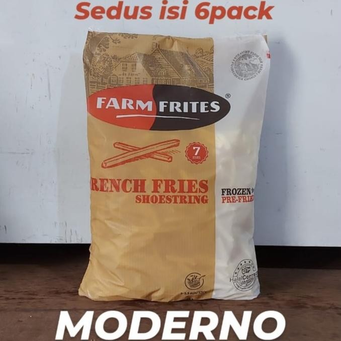 

Kentang Goreng French Fries Farm Frites Shoestring 7Mm 2 Kg Original