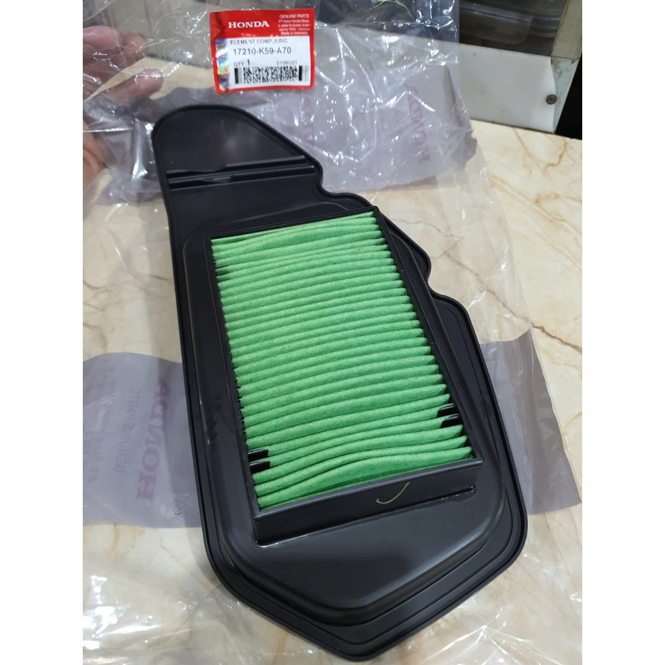 Saringan Busa Filter Udara Vario 150 2018 Sen Led Asli Ori Honda Barang Langka