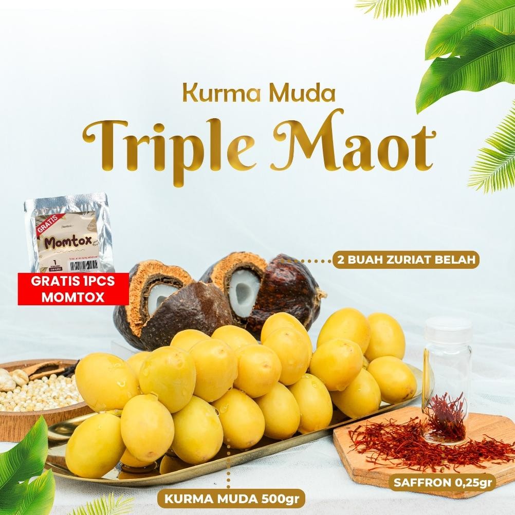 

risto- paket prol untuk pemula (kurma gr + saffron+ zuriat ) triple maot (baca deskripsi)