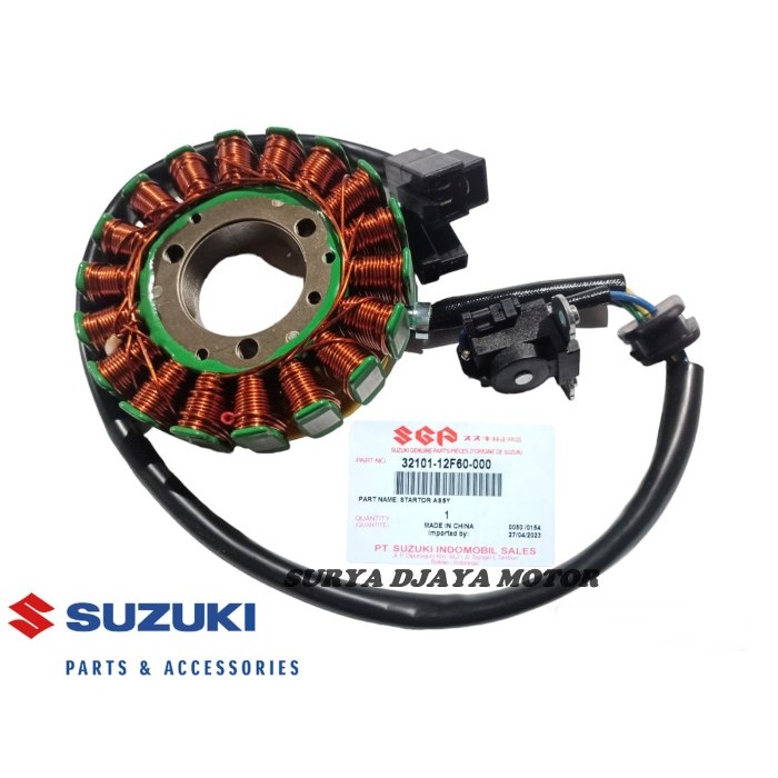 Spul Spull Spool Spul Stator Assy Pulser Suzuki Thunder 125 Original Termurah Langka
