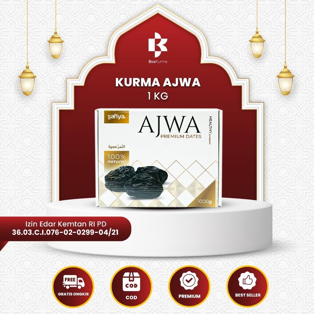 

risto- kurma ajwa madinah 1 kg safiya kurma nabi