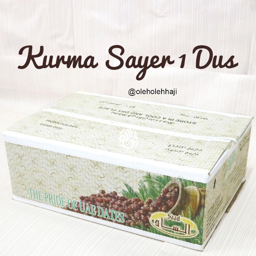 

SPIROS KURMA SAYER 10 KG/GROSIR KURMA TAKJIL RAMADHAN 1 DUS/OLEH OLEH HAJI