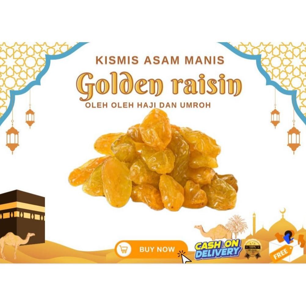 

zoe kiss golden raisin jumbo/kiss asam manis10kg| oleh oleh haji dan umroh