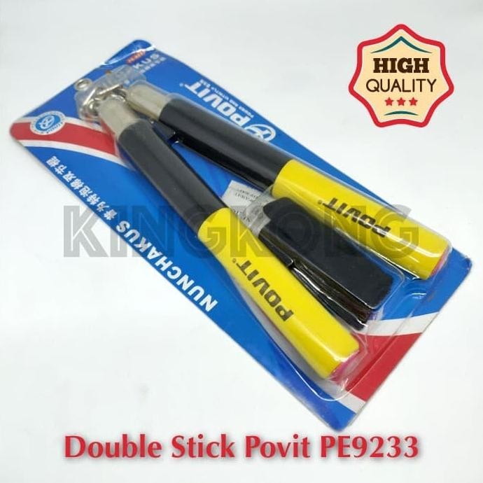 Produk Baru Double Stick / Nunchaku / Ruyung Bruce Lee Dengan Sarung