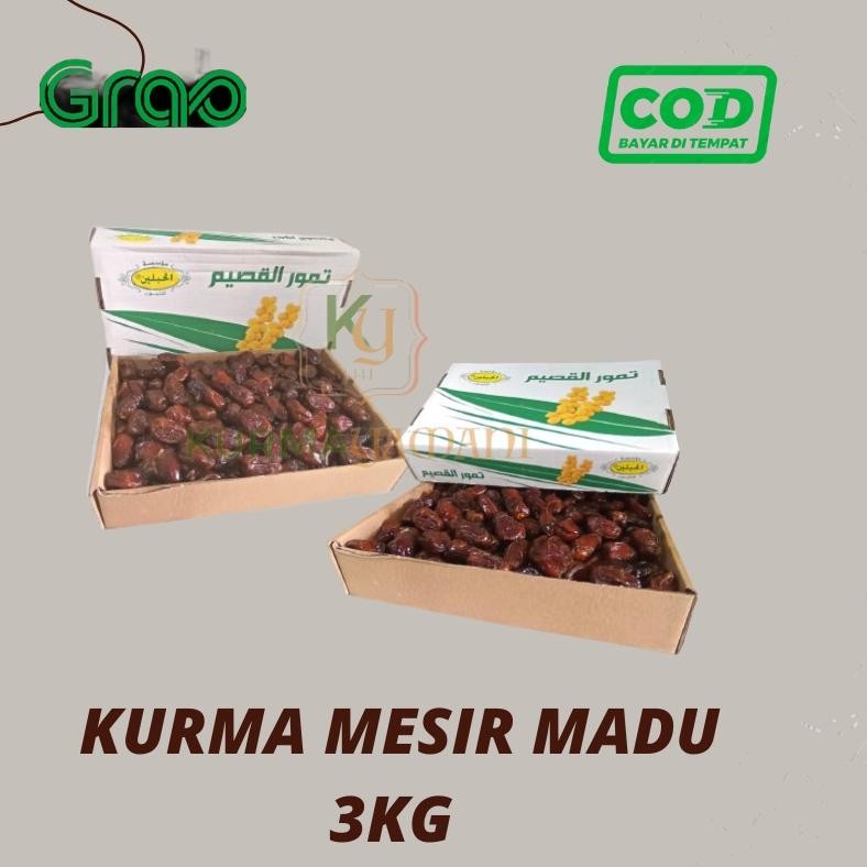 

tin- ( cod ) kurma madu 3 kg kurma mesir egypt preum bukan kurma sukari / mesir