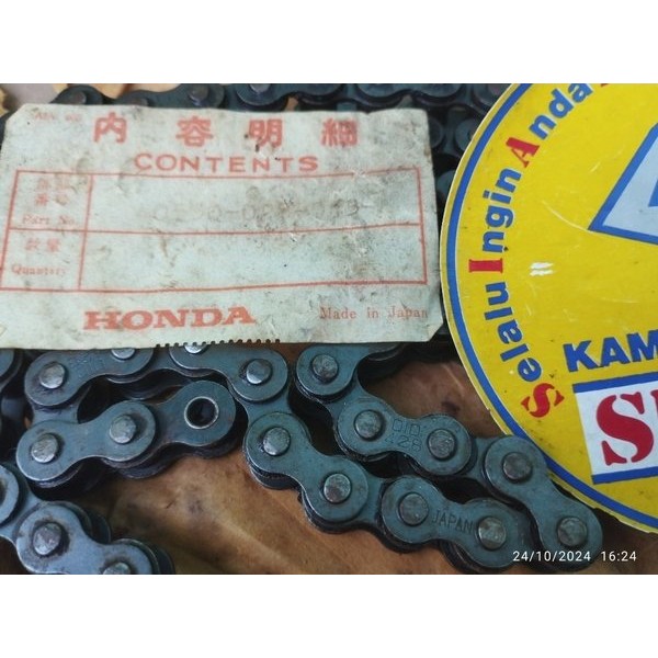Rantai Rante Tarik Roda Honda S90 S 90 S90Z S90 Z S 90 Z Original Ori Made In Japan 40530-028-013 Te