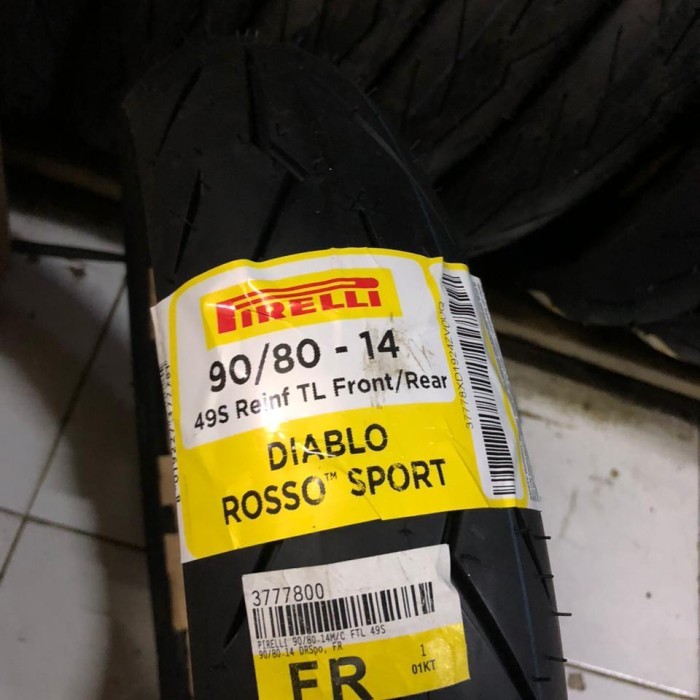 Ban Luar Tubeleess 90 80 14 Diablo Rosso Sport Pirelli Termurah Langka