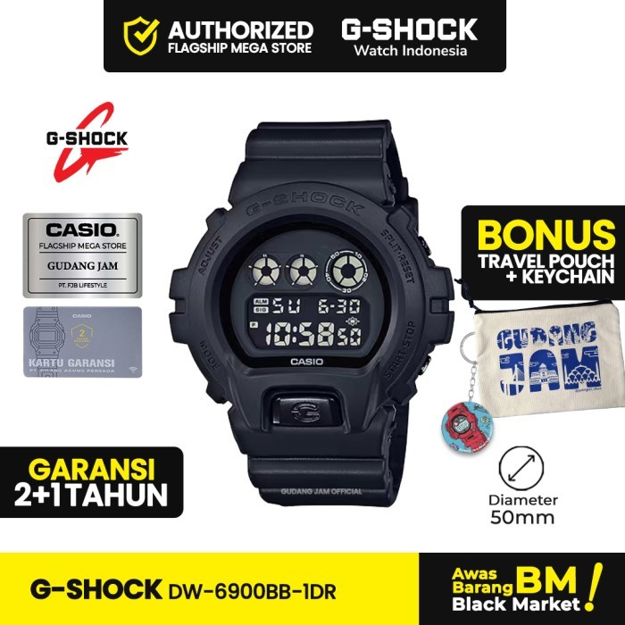 G-Shock Gshock Dw-6900Bb-1Dr Dw-6900Bb Dw-6900 Dw6900Bb Dw 6900Bb