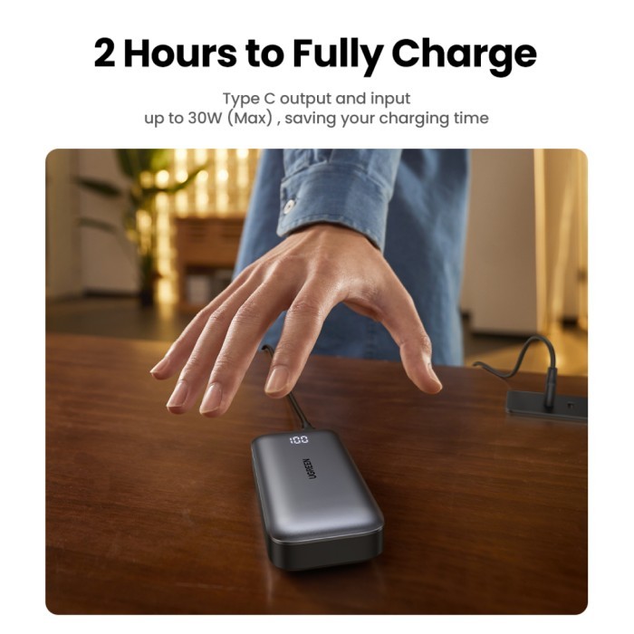 Ugreen Powerbank Fast Charging For Iphone Samsung Xiaomi 5000Mah 10000Mah 20000Mah 25000Mah Usb Type