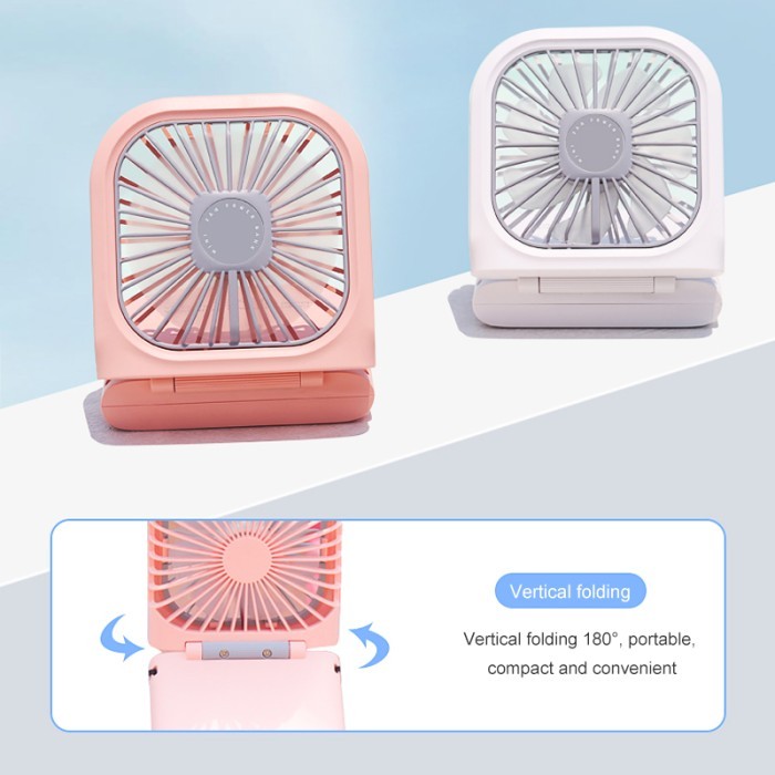 3In1 Kipas Angin Portable Mini Fan & Powerbank 5000Mah