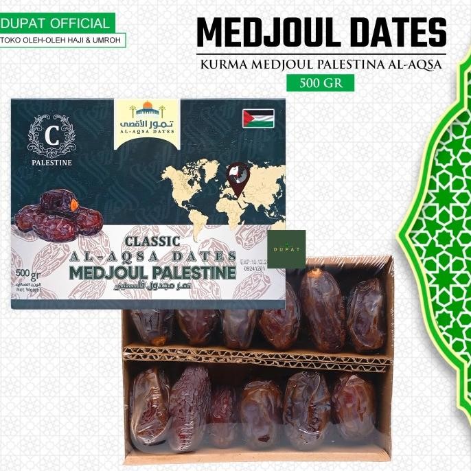 

Kurma Medjoul Al-Quds Palestina Jumbo / Medjool Dates Premium 500 Gr Shop_Mandah