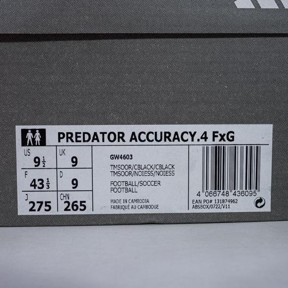 Sepatu Bola Adidas Original Predator Accuracy .4 Fxg Gw4603 Bnib Store_Randra