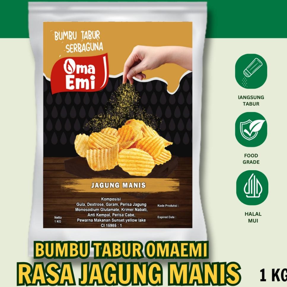 

Bumbu Tabur Jagung Mani 1 G