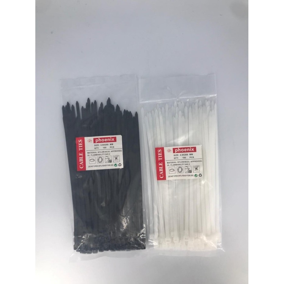 

PROMO! Kabel Ties Cable Tie 4.8 x 200mm (20cm) CV 200
