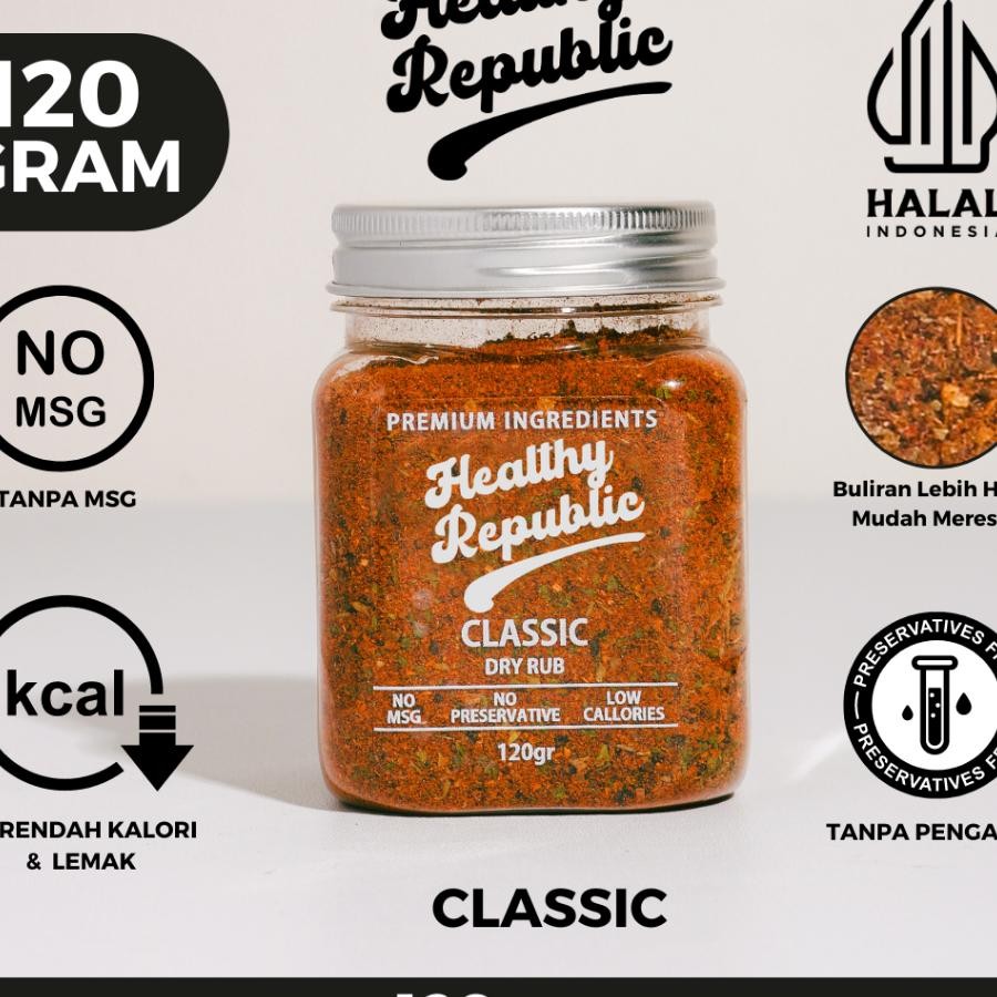 

Healthy Republic Bumbu Marinai Erba Guna Rendah Al Rendah Lema Pice 120Gram