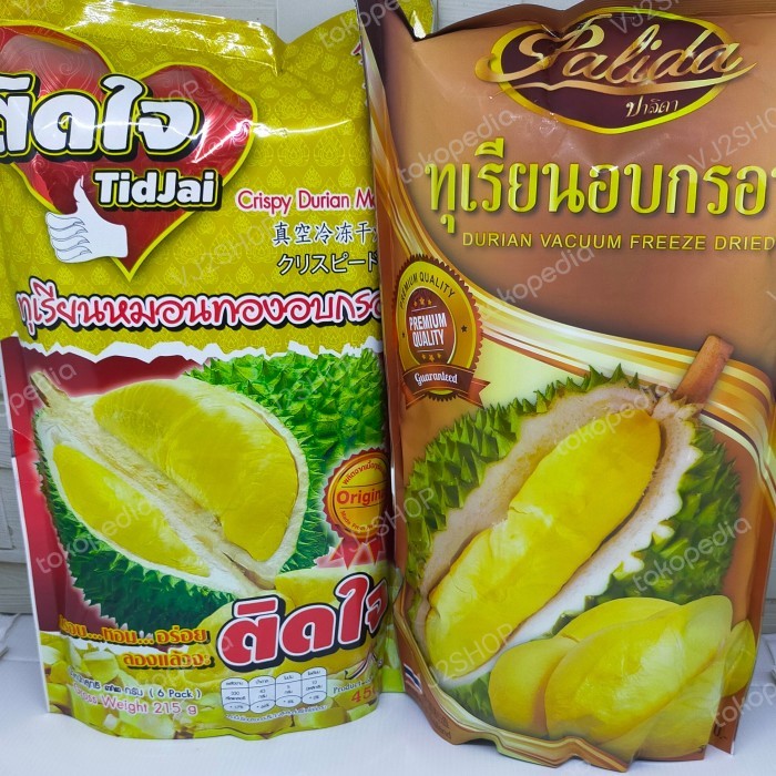 

Ready - Palida Tidjai Durian Monthong Vacum Freeze Dried Wan Mei Durian Vacuum