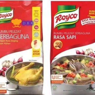 

Royco Bumbu Pelezat Erbaguna 1G Ayam Api