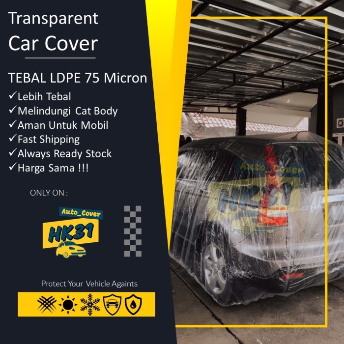 Sarung Mobil - Cover Mobil Transparan - Sarung Mobil Transparan