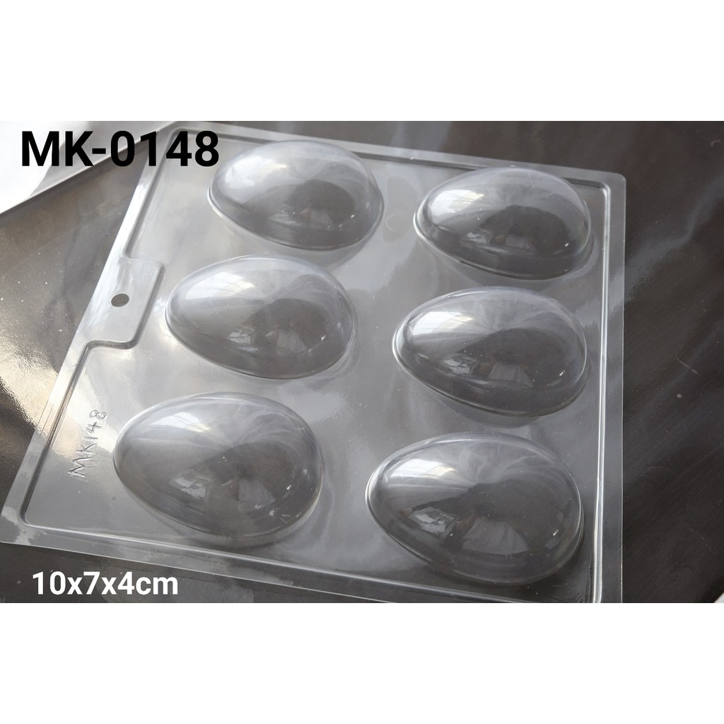 MK-0148 Cetakan mika cetakan coklat fondant pudding telur egg surprise (MIKA)