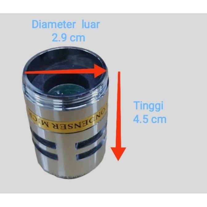 Sale Spool Mic Condenser 16Mm Spol Microphone Condenser 16Mm