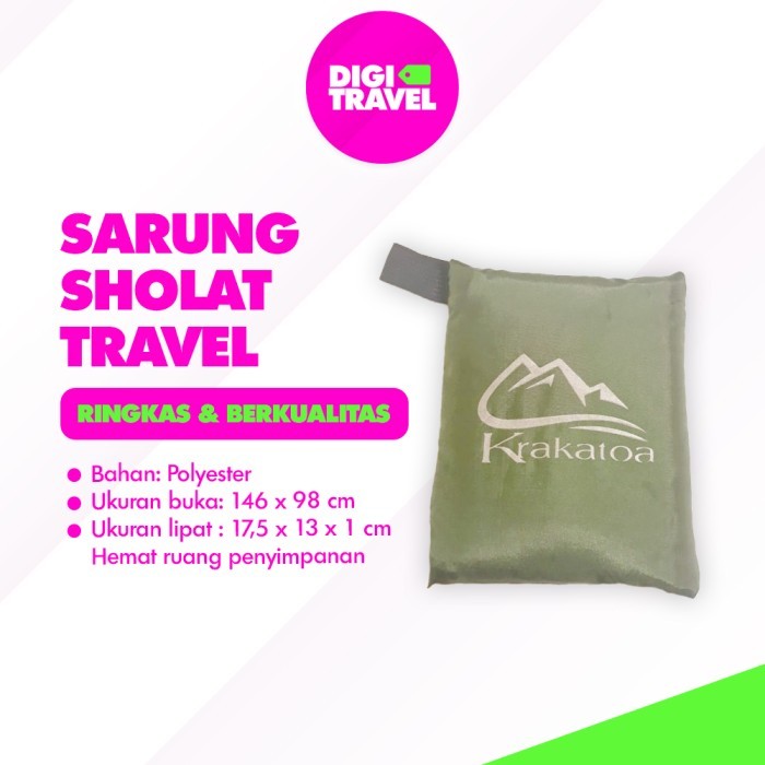 Digi Travel Sarung Sholat Travel Sarung Travel Sarung Outdoor Sarung Sholat Portable Sarung Sholat