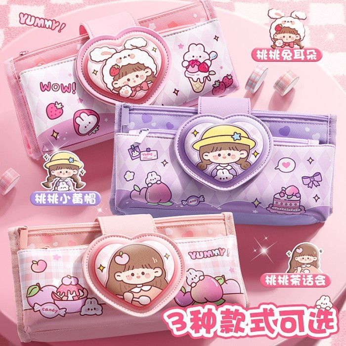 KOTAK PENSIL ANAK PEREMPUAN LUCU / POUCH MAKE UP / TEMPAT PENSIL ANAK