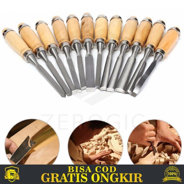 TERBARU SET PERALATAN UKIR PAHAT FURNITUR KAYU WOODEN TAS STAINLESS STEEL BISA GRAB