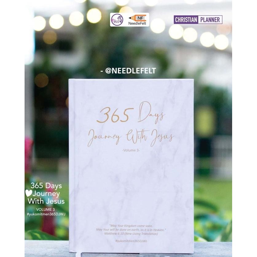 

BIG SALE JURNAL 365 DAYS JOURNEY WITH JESUS VOLUME 3 / BIBLE PLANNER / AGENDA !!!!!