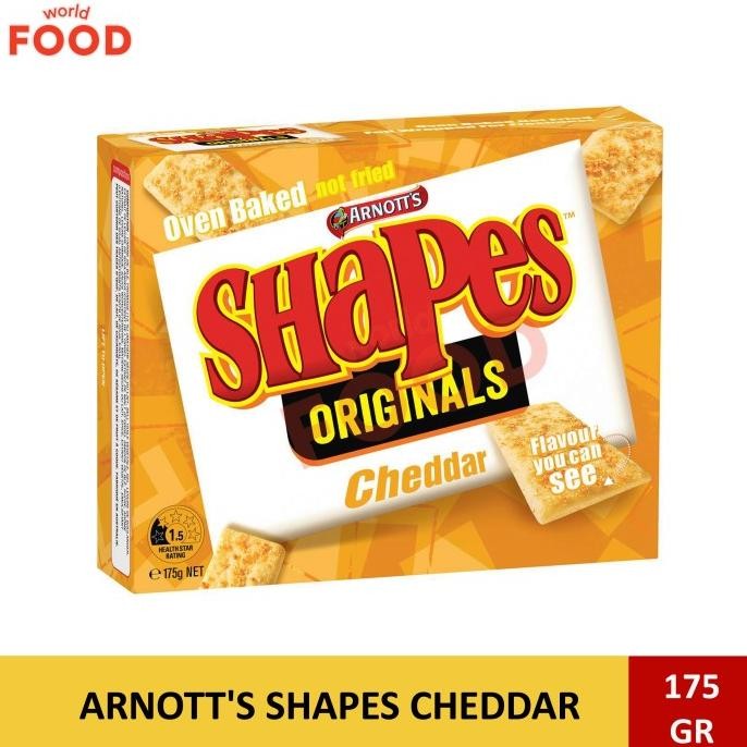 

READY STOCK ARNOTT'S SHAPES CHEDDAR 175 GR !!!!!