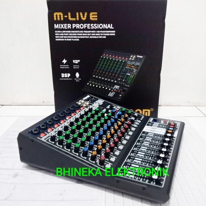 Promo Mixer Wisdom M-Live 8 / M Live 8 / M Live8 Mixer Original 8 Channel