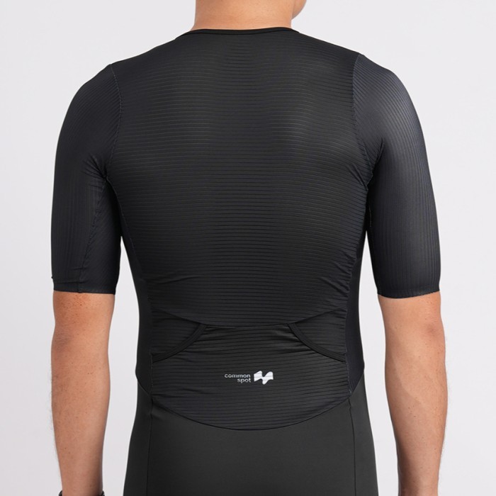 Terbaru Men New Mono Series Tri Suit Common Spot Triathlon - Black Terlaris