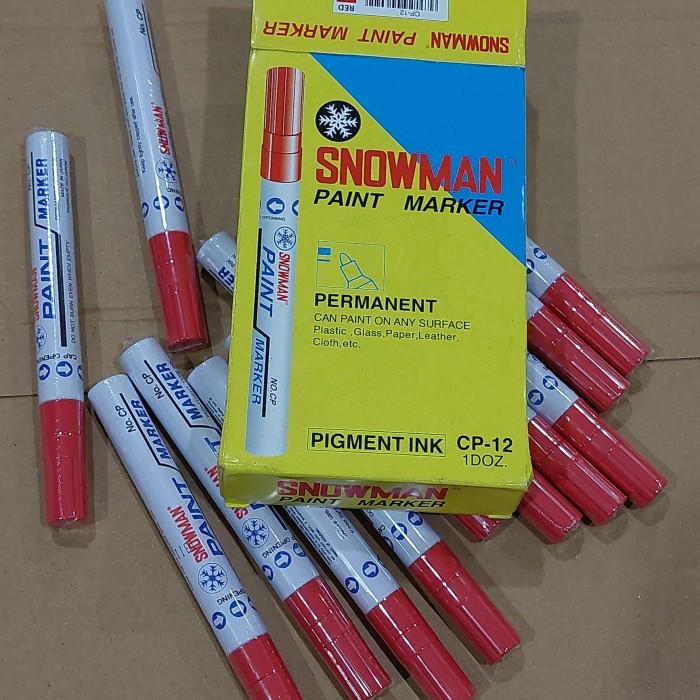 

SNOWMAN Paint marker merah