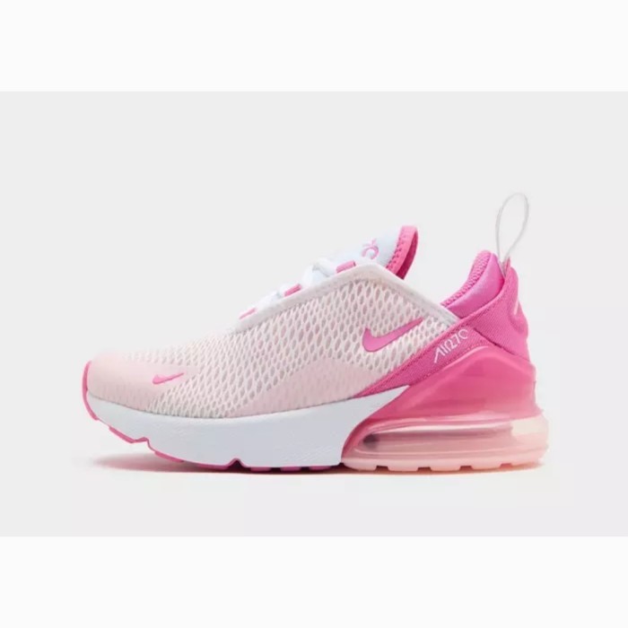 Nike Air Max 270 Kids Pink White Original Authentic