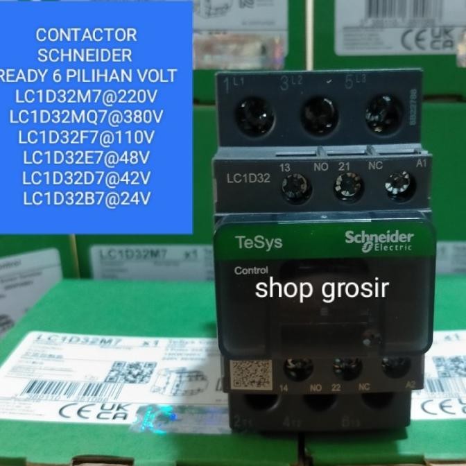 kontaktor/contactor Schneider lc1d32e7/e7 coil 48vac