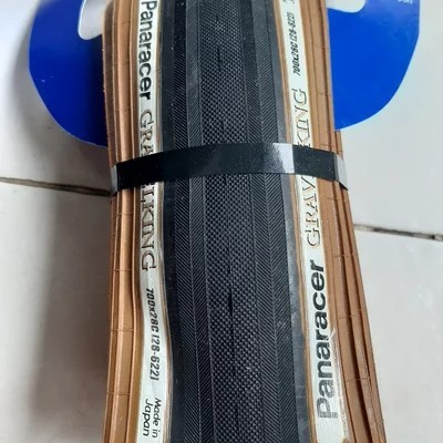 TERLARIS Ban Panaracer GravelKing Slick 700x28 Brown Tan SkinWall 700x28C