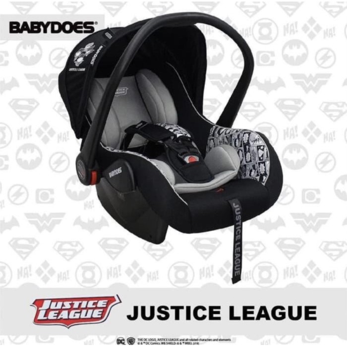 BABYDOES BABY CARRIER JUSTICE LEAGUE (carseat babydoes)