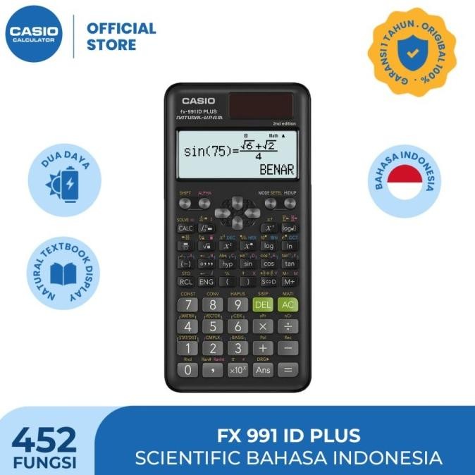 

CASIO FX-991 ID PLUS - Kalkulator Ilmiah