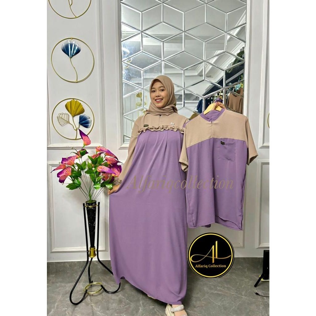 Gamis Couple Sarimbit Pria Wanita Dewasa Family Lamaran Ayah Ibu Anak Seragam Keluarga Remaja Cowok 